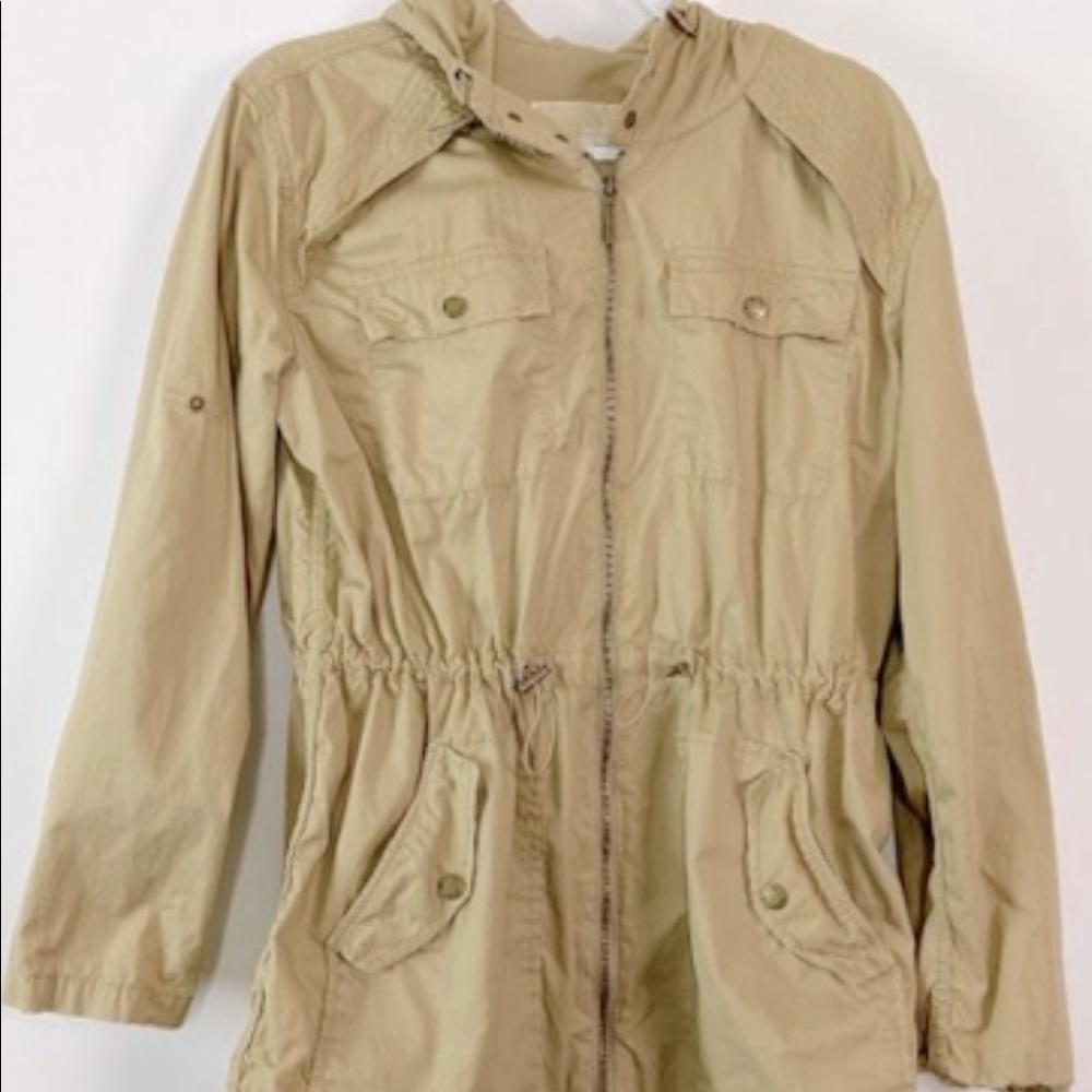 Michael Kors Cinched waist jacket with hood
